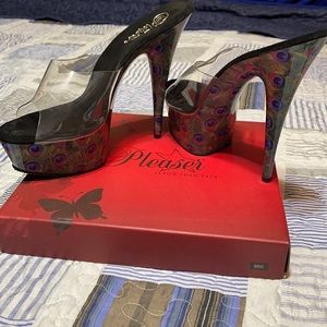Pleaser Stilettos Peacock
